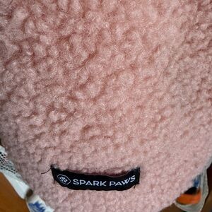 Spark Paws Pink Sherpa Dog Jacket